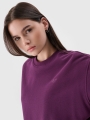 Sweatshirt para Mulher - Violeta - 4FWSS25TSWSF1769     