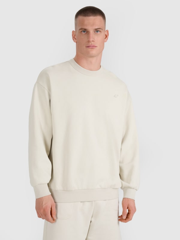 Sweatshirt Unissexo - Bege - 4FWSS25TSWSU1546