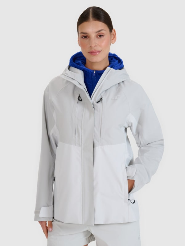 Casaco de Trekking Membrane 10000 para Mulher - Cinzento - 4FWSS25TTJAF710