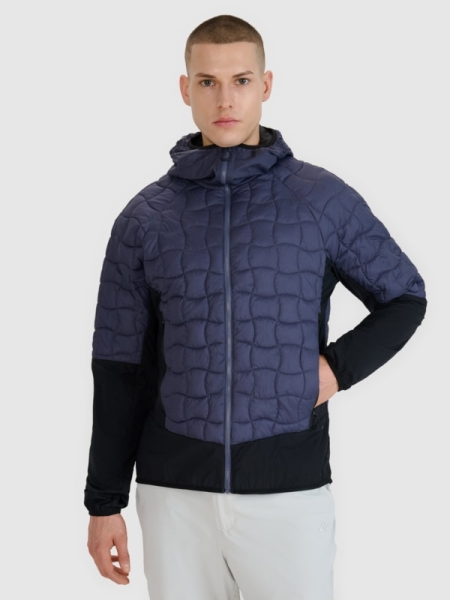 Casaco de trekking Primaloft Black Insulation down para homem - cinzento 4FWSS25TTJAM697 cinzento