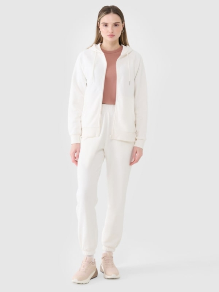 Calças Fato de Treino Jogger para Mulher - Branco - 4FWSS25TTROF1013