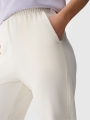 Calças Fato de Treino Jogger para Mulher - Branco - 4FWSS25TTROF1013