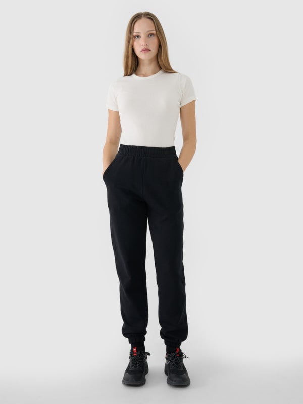 Calças Fato de Treino Jogger para Mulher - Preto - 4FWSS25TTROF1013