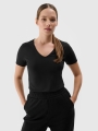 T-shirt slim lisa para senhora - preto 4FWSS25TTSHF1990 preto