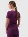 T-shirt slim lisa para senhora - púrpura 4FWSS25TTSHF1990 violeta