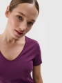 T-shirt slim lisa para senhora - púrpura 4FWSS25TTSHF1990 violeta