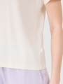 T-shirt normal lisa para senhora - branca 4FWSS25TTSHF1991 Branco