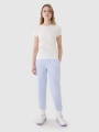 T-shirt feminina em modal fino - branco 4FWSS25TTSHF1995 Branco