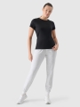 T-shirt feminina em modal fino - preto 4FWSS25TTSHF1995 preto