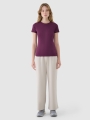 TSHIRT 4FWSS25TTSHF1995 roxo