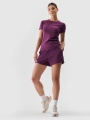 T-shirt slim lisa para senhora - roxo 4FWSS25TTSHF2351 violeta