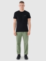 T-shirt regular para homem com estampado - preto 4FWSS25TTSHM1974 preto