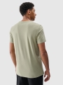 T-shirt regular para homem com estampado - azeitona/caqui 4FWSS25TTSHM1974 azeitona/caqui