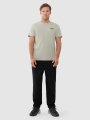 T-shirt regular para homem com estampado - azeitona/caqui 4FWSS25TTSHM1974 azeitona/caqui