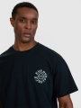 T-shirt oversized para homem com estampado - preto 4FWSS25TTSHM1979 preto