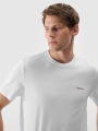 T-shirt lisa regular para homem - branco 4FWSS25TTSHM2003 Branco