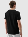 T-shirt normal lisa para homem - preto 4FWSS25TTSHM2003 preto