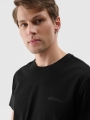T-shirt normal lisa para homem - preto 4FWSS25TTSHM2003 preto