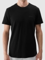 T-shirt normal lisa para homem - preto 4FWSS25TTSHM2003 preto