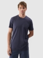 T-shirt lisa regular para homem - cinzenta 4FWSS25TTSHM2003 cinzenta