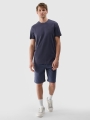 T-shirt lisa regular para homem - cinzenta 4FWSS25TTSHM2003 cinzenta