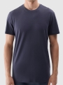 T-shirt lisa regular para homem - cinzenta 4FWSS25TTSHM2003 cinzenta