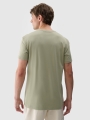 T-shirt normal lisa para homem - azeitona/caqui 4FWSS25TTSHM2003 azeitona/caqui