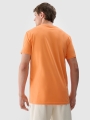 T-shirt lisa regular para homem - laranja 4FWSS25TTSHM2003 laranja