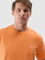 T-shirt lisa regular para homem - laranja 4FWSS25TTSHM2003 laranja
