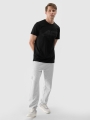 T-shirt estampada regular para homem - preto 4FWSS25TTSHM2004 preto