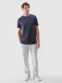 T-shirt estampada regular para homem - cinzento 4FWSS25TTSHM2004 cinzento