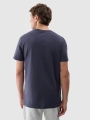 T-shirt estampada regular para homem - cinzento 4FWSS25TTSHM2004 cinzento