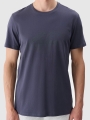 T-shirt estampada regular para homem - cinzento 4FWSS25TTSHM2004 cinzento