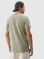 T-shirt estampada regular para homem - caqui 4FWSS25TTSHM2004 olive/khaki
