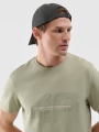 T-shirt estampada regular para homem - caqui 4FWSS25TTSHM2004 olive/khaki