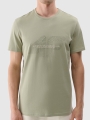 T-shirt estampada regular para homem - caqui 4FWSS25TTSHM2004 olive/khaki