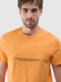 T-shirt regular estampada para homem - laranja 4FWSS25TTSHM2004 laranja