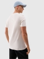 T-shirt normal de homem com estampado - branco 4FWSS25TTSHM2030 Branco