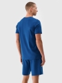 T-shirt regular para homem com estampado - turquesa 4FWSS25TTSHM2030 turquesa