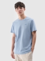 T-shirt lisa regular para homem - azul 4FWSS25TTSHM2074 azul
