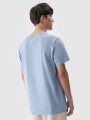 T-shirt lisa regular para homem - azul 4FWSS25TTSHM2074 azul