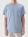 T-shirt lisa regular para homem - azul 4FWSS25TTSHM2074 azul