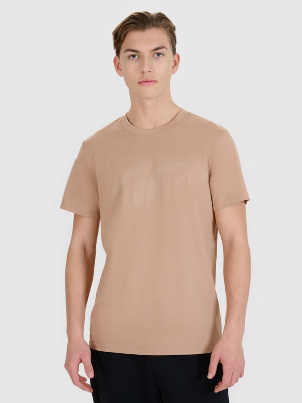 T-shirt para Homem - Bege - 4FWSS25TTSHM2075 