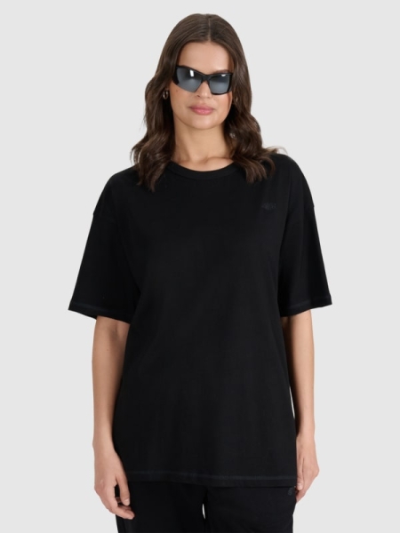 T-shirt Oversize Unissexo - Preto - 4FWSS25TTSHU1972  