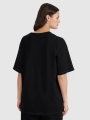 T-shirt Oversize Unissexo - Preto - 4FWSS25TTSHU1972  