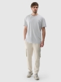 T-shirt Oversize Unissexo - Cinzento - 4FWSS25TTSHU1972  