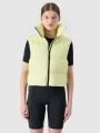 Colete com Enchimento de Penas Sintético Para Mulher - Verde - 4FWSS25TVJAF182