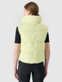Colete com Enchimento de Penas Sintético Para Mulher - Verde - 4FWSS25TVJAF182