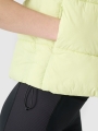 Colete com Enchimento de Penas Sintético Para Mulher - Verde - 4FWSS25TVJAF182