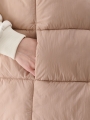 Colete Comprido Acolchoado com Enchimento Sintético para Mulher - Bege - 4FWSS25TVJAF209
